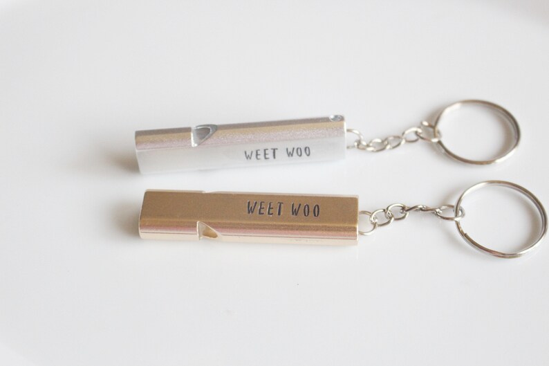 WEET WOO Whistle My Favorite Murder Whistle Gold or Silver
