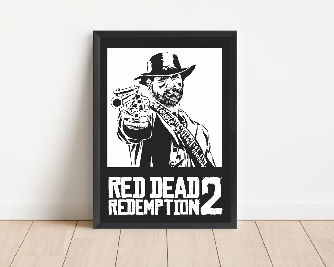 Red Dead Redemption 2 Poster - RDR 2 Poster - Video Game Poster ...