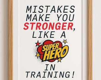 Boys Room Wall Print, Affirmations for Kids, Kids Motivational Wall Art, Boys Affirmations Prints