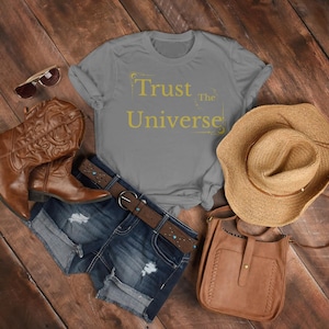 Manifestation Shirt, Trust the Universe Shirt, Astrology Gift, Spiritual T-Shirt, Spiritual Apparel, Boho Graphic Tee, celestial t-shirt