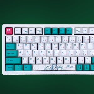 Anime Japanese Keycap Set: 141 PBT Dye-Sub Cherry Profile