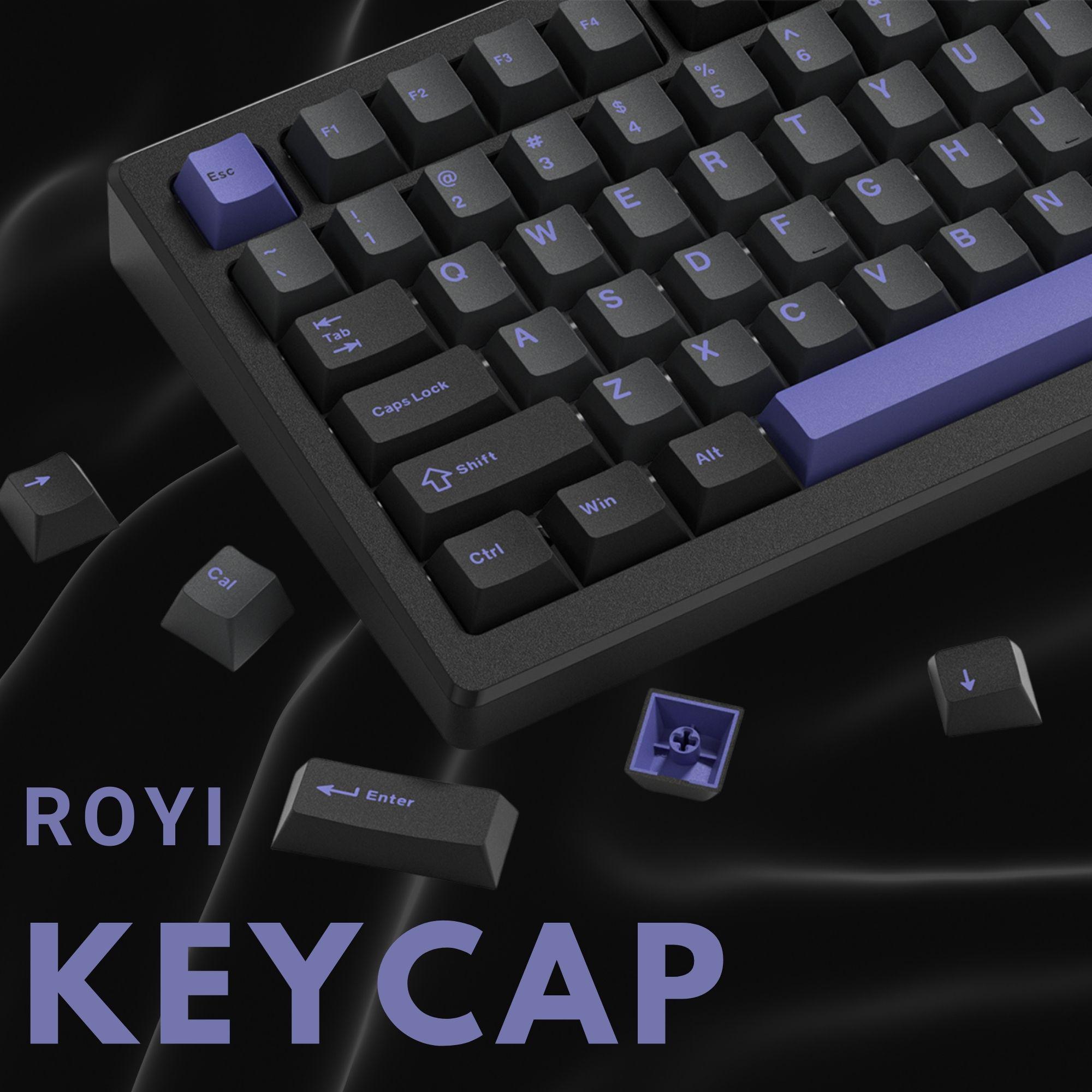 Dark Blue Keyboard Aesthetic Lemokey L1 QMK/VIA Wireless Custom