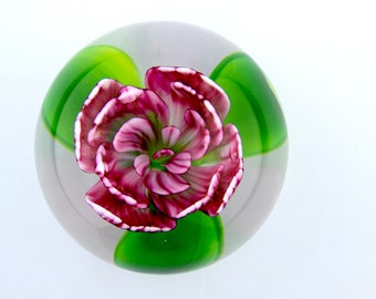 Red Rose Paperweight by Eric W. Hansen