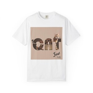Cute Cat Lover T-Shirt, Unisex Cat Graphic Tee, Gift for Cat Owners, Funny Cat Shirt, Valentine&#39;s Day Gift