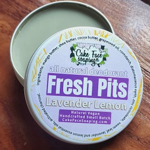 Natural Deodorant zero waste plastic free no baking soda for sensitive skin aluminum free deodorant vegan essential oils