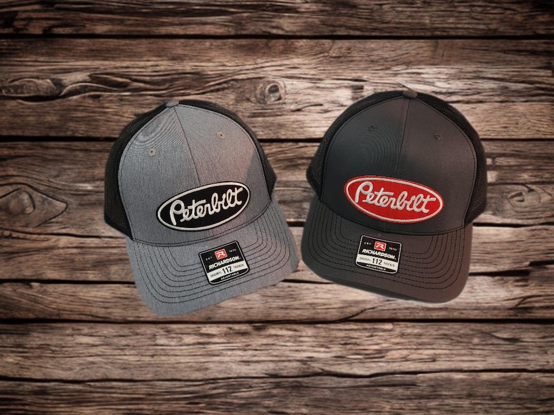 Peterbilt Vintage Patch Hat Classic Oval Logo Richardson 112