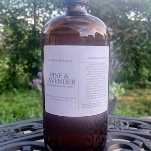 32oz, Pine & Lavender infused with real pine needles