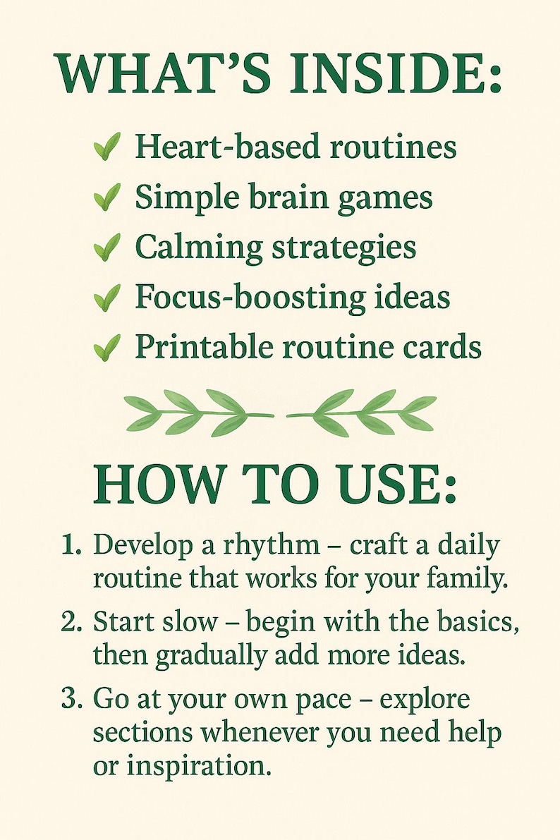 Personalised Regulation Routine Emotional Regulation Parent Guide: Brain-based Tips & Routine Cards ...