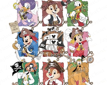 Pirates Life For Me PNG, Disney Family Cruise 2026, Mickey and Friends Squad, Magical Kingdom Vacation, Cruise Sublimation Design