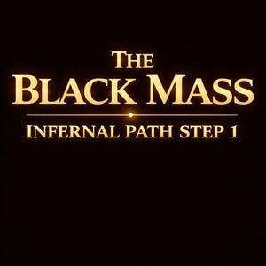 Demonic Black Mass Initiation Rite Black Magic - Including Guide Book
