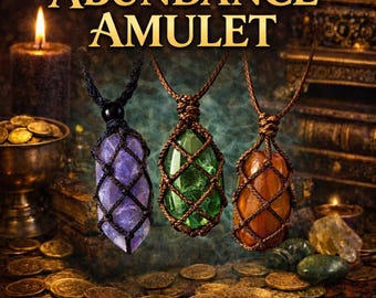 Abundance and Wealth AMULET - Black Magic - Including Guidebook