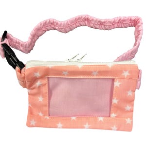 Insulin Pump Pouch waist size 16” - 23”  (various designs)