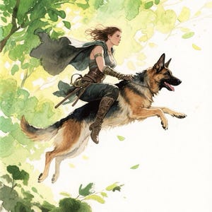 Illustration personnalisée de chien/chat de portrait d'animal de compagnie ou de personnage | Style cosplay, Monument commémoratif d'un animal de compagnie, Dessin animé ou aquarelle, Art mural, Usage commercial