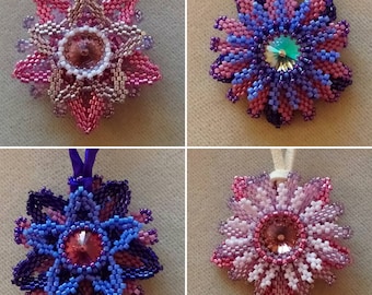 TUTORIAL - Reversible Flower Pendant