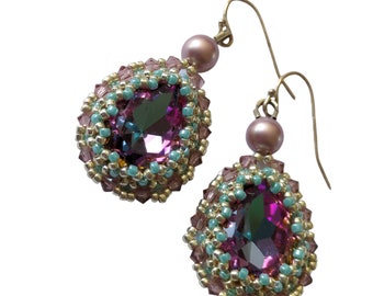 TUTORIAL - beaded earrings "Emma"