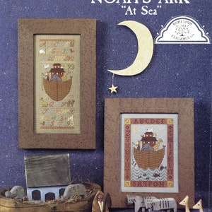 Noah&#39;s Ark At Sea Cross Stitch Pattern
