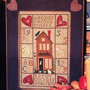 Contented House Sampler ~ Cross Stitch Patern