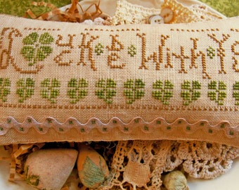 Luck Be With You ~ Cross Stitch Pattern ~ PAPER/SHIPPED PATTERN