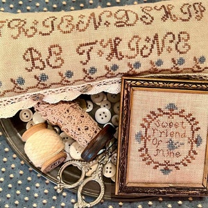 Sweet Friendship ~ PDF/Download ~ Cross Stitch Pattern