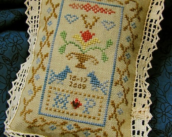 Petite Wedding Sampler ~ Cross Stitch Design