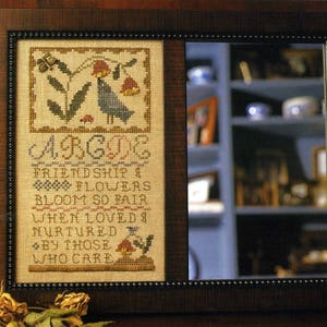 Friendship and Blossoms ~ Cross Stitch Pattern