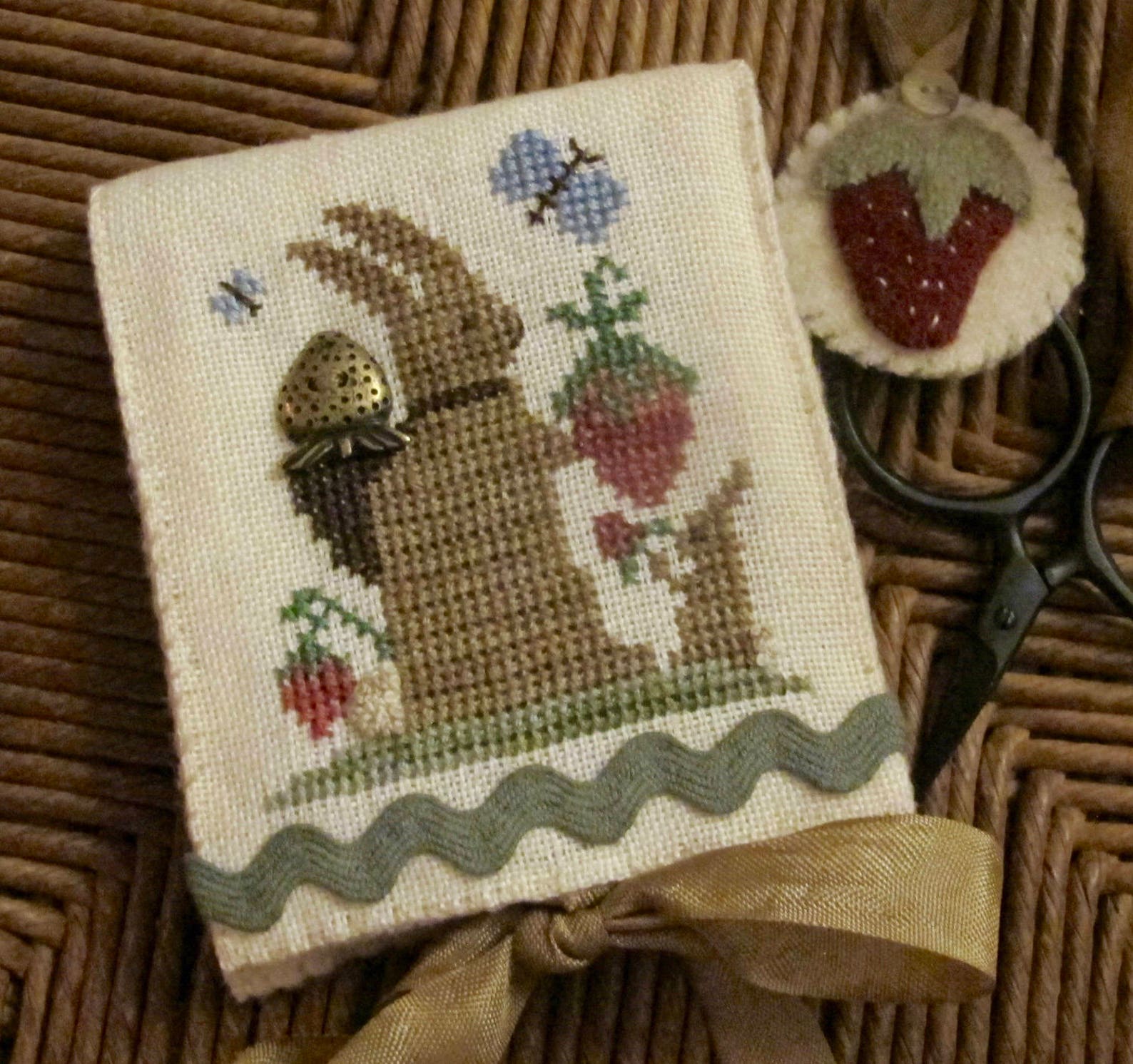 Berry Tyme Needle Case Cross Stitch Pattern Etsy