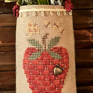 Oh Sweet Berry Pouch Etc. ~ Cross Stitch Patterns ~ PAPER SHIPPED Design