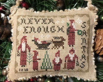 Never Enough Santas ~ 2018 Annual Santa Ornament