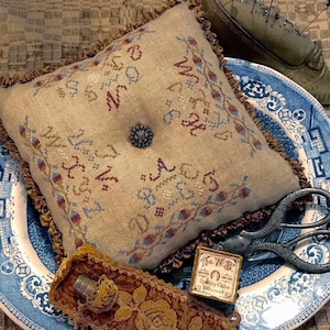 Alphabet Pillow ~ Cross Stitch Pattern