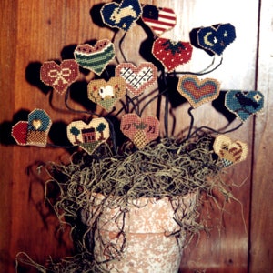 Perforated Paper Merry Hearts ~ Includes Perforated Paper, Backing Paper and Finishing Instructions