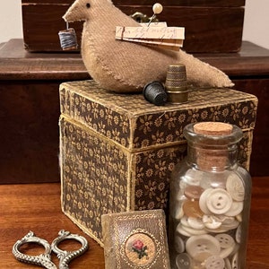Folksy Birds Patterns (Four bird versions and one pincushion bird) ~ PDF/DIGITAL DOWNLOAD