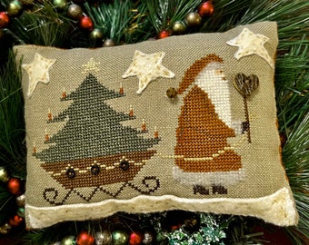 Santa's On His Way ~ PAPER SHIPPED Cross Stitch