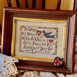 To Wake At Dawn ~ Cross Stitch Pattern ~ PDF/DIGITAL DOWNLOAD