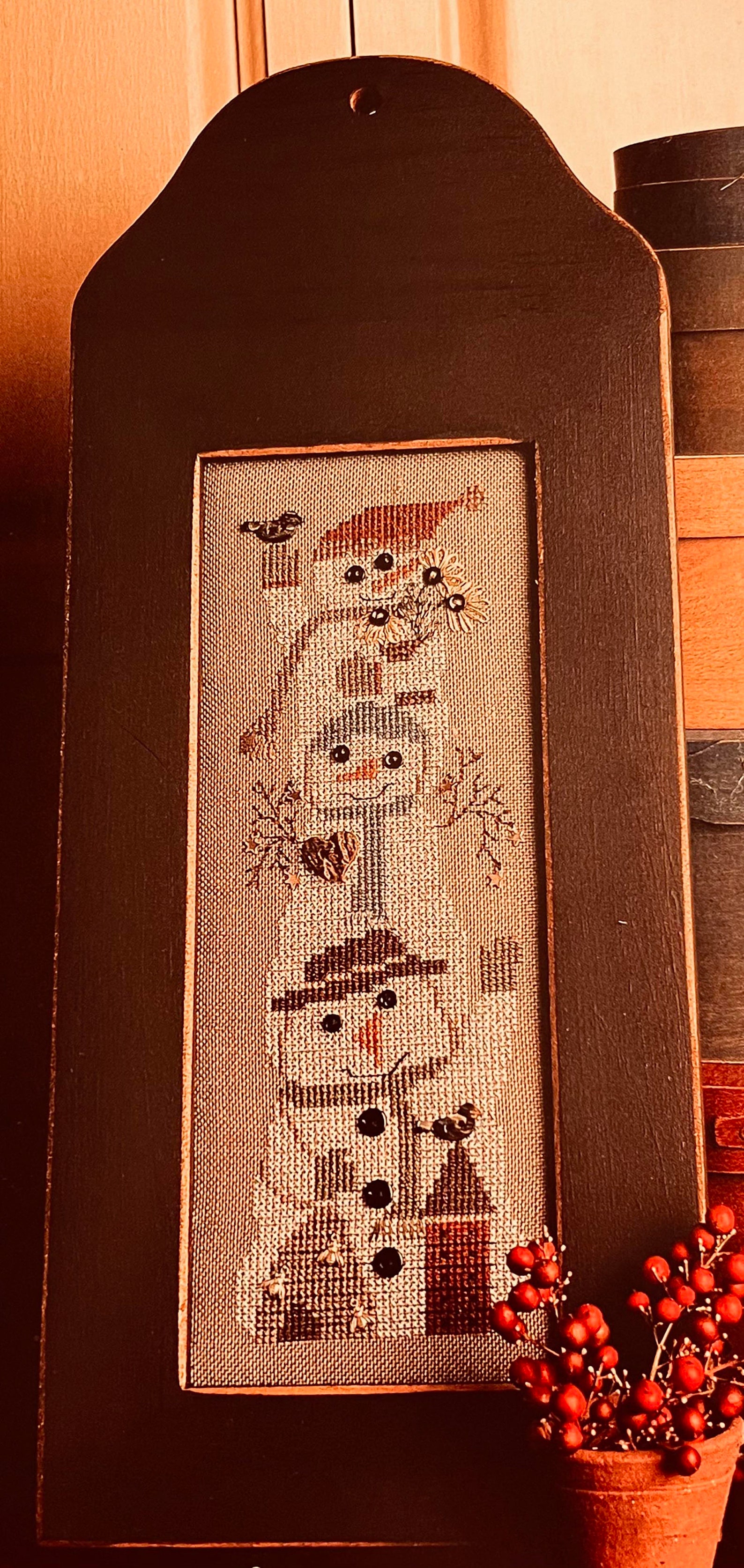 Patterns Snowman Stack Stack of Snowmen ~ Cross Stitch Pattern ~ PAPER/SHIPPED - Etsy