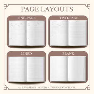 Custom Name Cookbook, Personalized Family Recipe Journal 7x10, Hand-drawn illustration image 2
