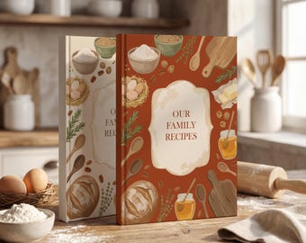 Libro de recetas familiares personalizado: Libro de cocina de reliquia