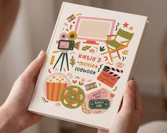 Libro de registro de películas personalizado: Diario de cine personalizado, registro de películas, regalo para amantes del cine