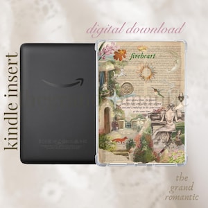 Throne of Glass Romantasy Inspired Kindle Digital Insert | Sarah J Maas Insert | Fantasy Kindle Paperwhite Basic Colorsoft