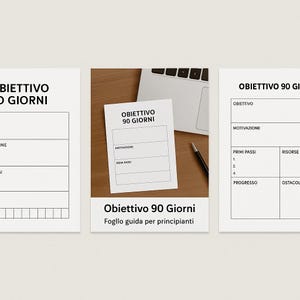 Planner Giornaliero Minimal - PDF stampabile, elegante e non datato