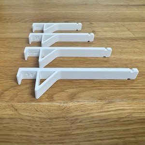 Fensterdeko Halterung, für Fensterrahmen 14–25 mm, mehrere Längen