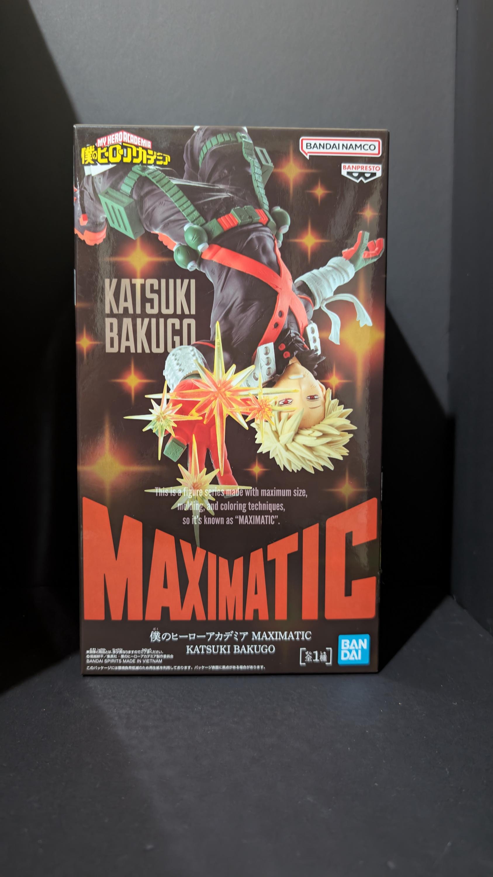 Katsuki Bakugou MAXIMATIC Figure – My Hero Academia – Authentic