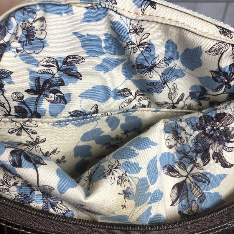 Brighton weave wicker leather brown handbag medium image 10