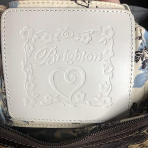 Brighton weave wicker leather brown handbag medium image 11