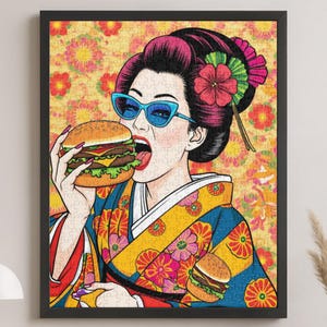 Patty Pop Parade –  jigsaw puzzle Funky Maiko Fast Art Puzzle (252,520 Pieces) – MaikoBurger03