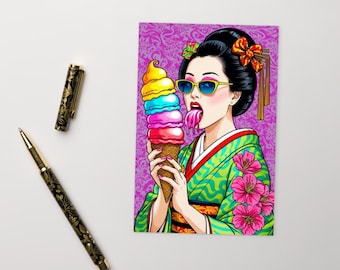浮世絵ポストカード - 日本の木版画、10枚セット - Etsy 日本