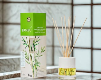 Diffusore di bambù: profumo fresco spagnolo, fragranza per la casa di lunga durata