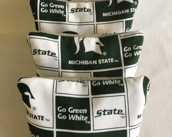 Penn State Bean Bag 8 CORNHOLE BEAN BAGS CORN HOLE MICHIGAN... Ohio State Cornhole Bags Set Of 8