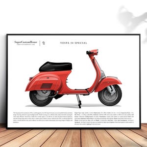 Poster Vespa Special 50