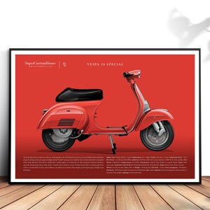 Poster Vespa 50 Speciale