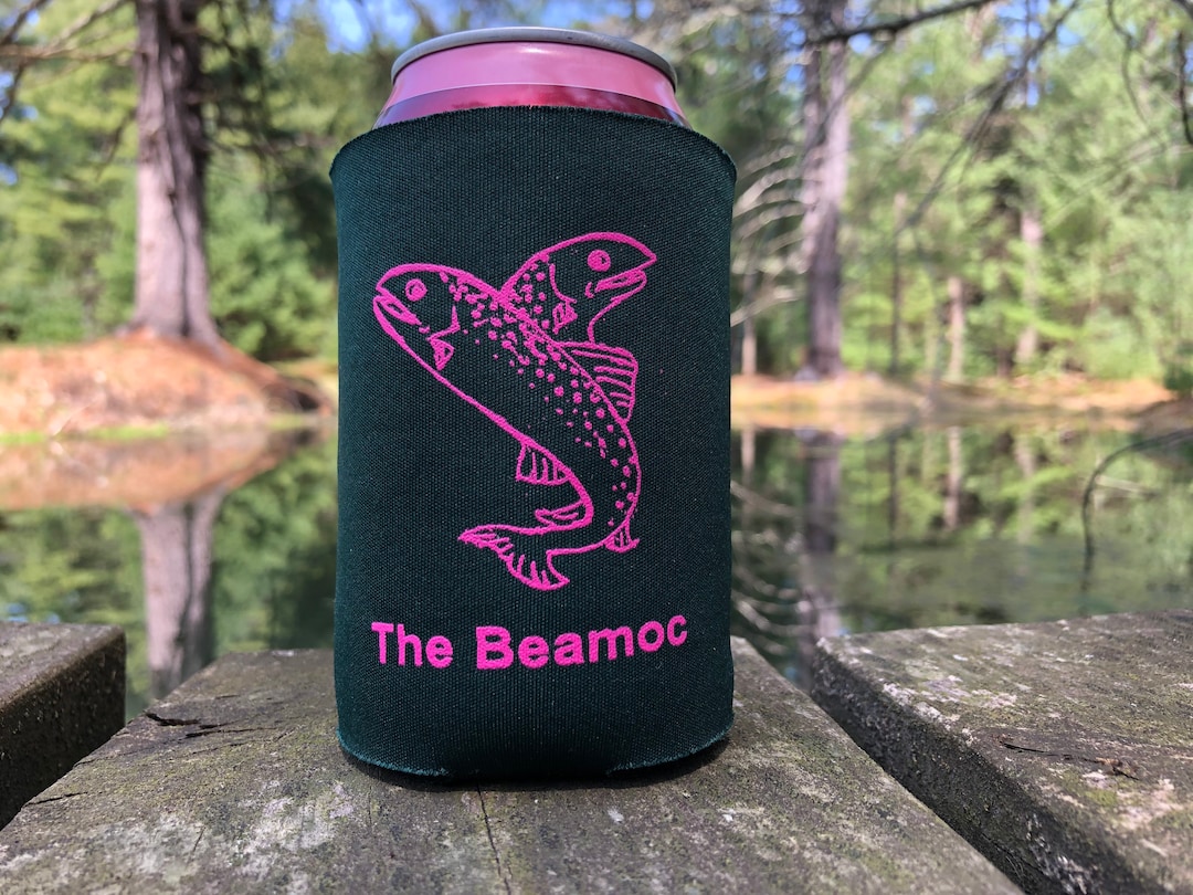 Roscoe NY Catskills 2 Headed Trout Cryptid Recycled Koozie Beamoc ...